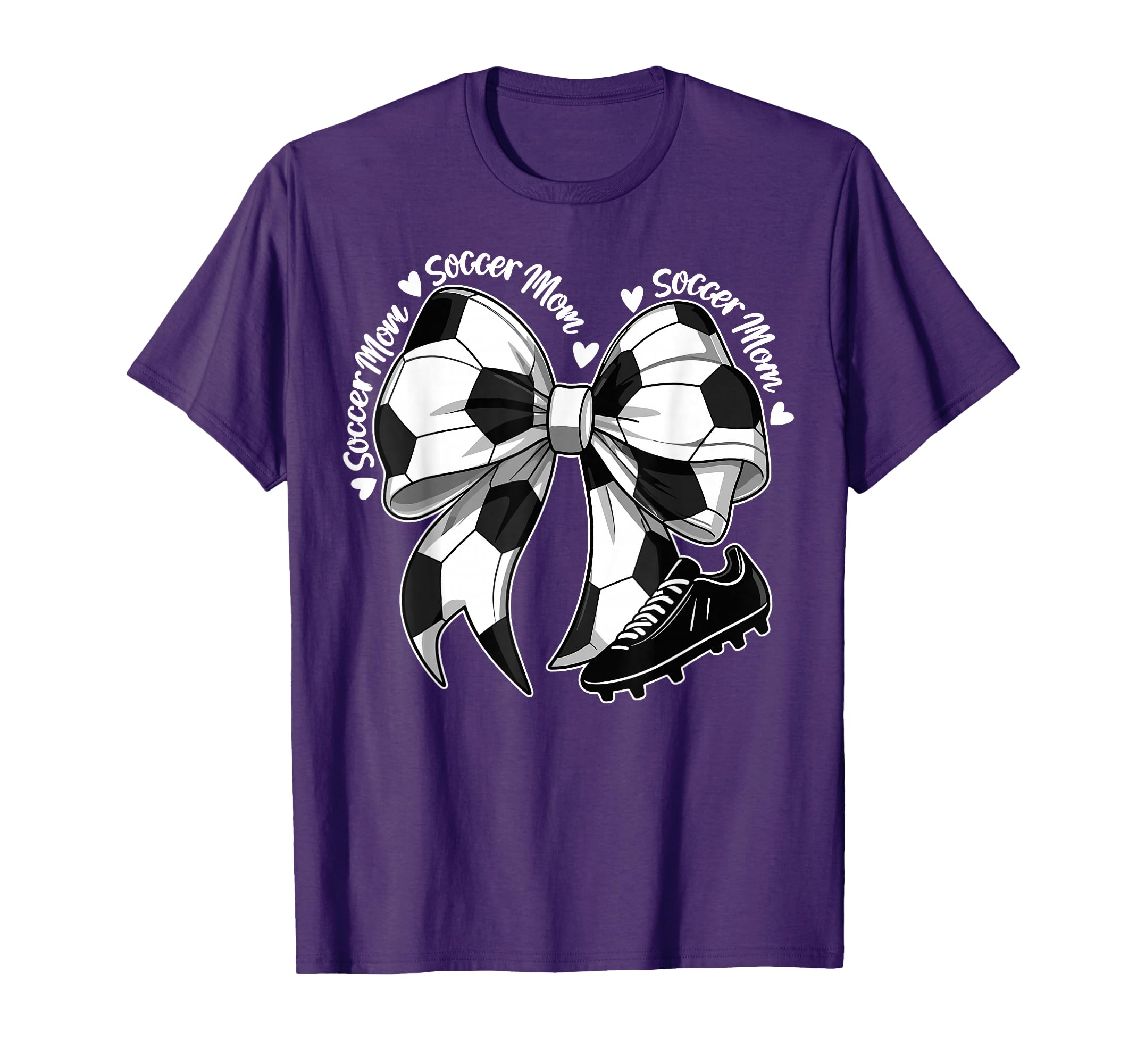 Soccer Mom Mama Coquette Bows Mothers Day T-Shirt - Minimalist Print Unisex - T-Shirt, Sweatshirt, Hoodie