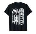 Soccer Biggest Fan Number 74 Proud T-Shirt - Trendy Graphic for Adults - T-Shirt, Sweatshirt, Hoodie