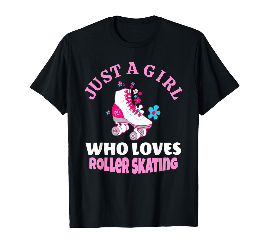 Just Who Loves Roller Skating Roller T-Shirt - Minimalist Print Unisex - T-Shirt, Sweatshirt, Hoodie