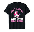 Just Who Loves Roller Skating Roller T-Shirt - Minimalist Print Unisex - T-Shirt, Sweatshirt, Hoodie