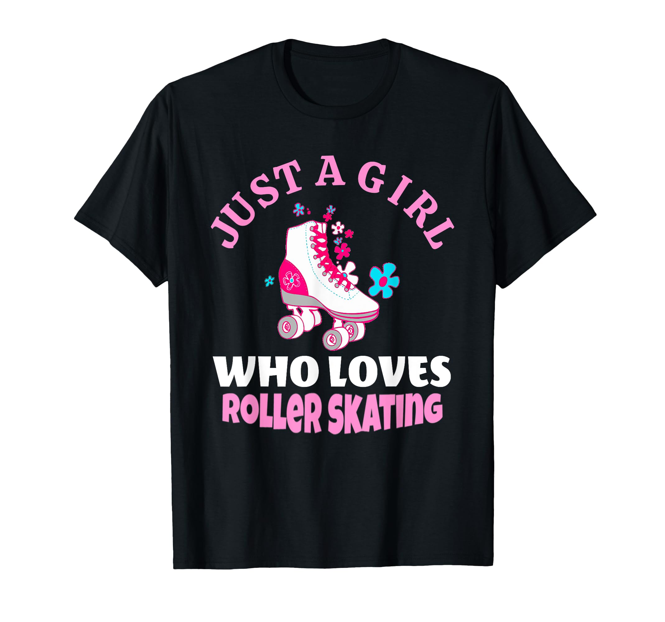 Just Who Loves Roller Skating Roller T-Shirt - Minimalist Print Unisex - T-Shirt, Sweatshirt, Hoodie