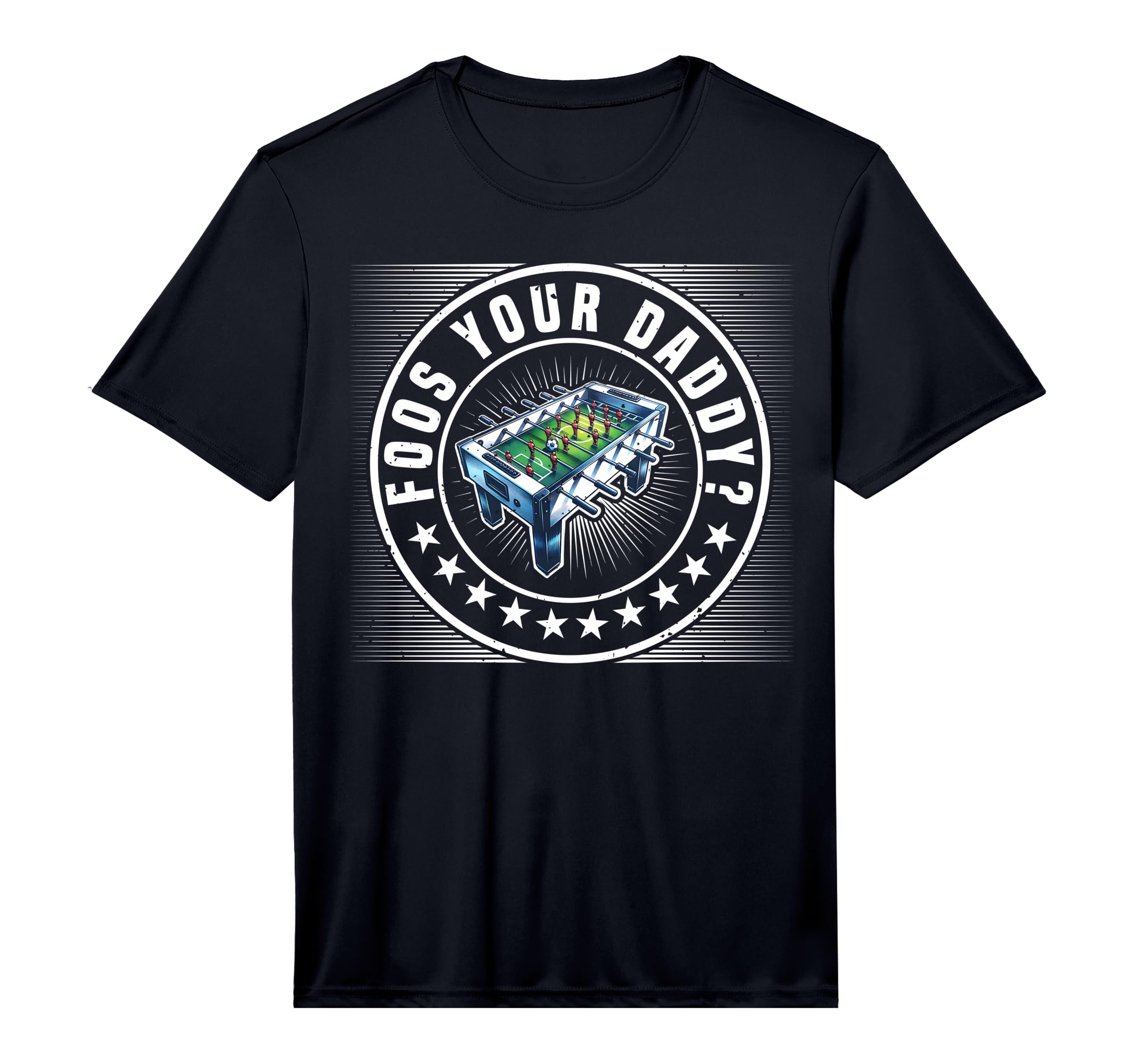 Mens Foosball Table Football Table T-Shirt - Custom Art Print for Adults - T-Shirt, Sweatshirt, Hoodie