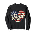 4Th July Soccer Dad Usa Flag Heart Sweatshirt - Trendy Graphic Men Women - T-Shirt, Sweatshirt, Hoodie