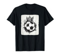 Funny Crowned Soccer Ball Costume T-Shirt - Fun Novelty Design for Adults - T-Shirt, Sweatshirt, Hoodie