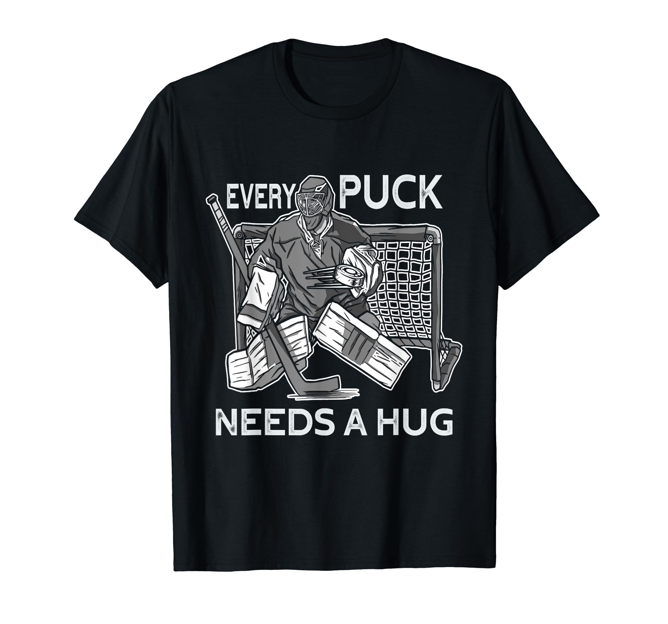 Ice Hockey Goalie Hockey Goalkeeper T-Shirt - Aesthetic Graphic Unisex - T-Shirt, Sweatshirt, Hoodie