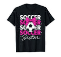 Soccer Coquette Bow Soccer Sister T-Shirt - Streetwear Style Men Women - T-Shirt, Sweatshirt, Hoodie