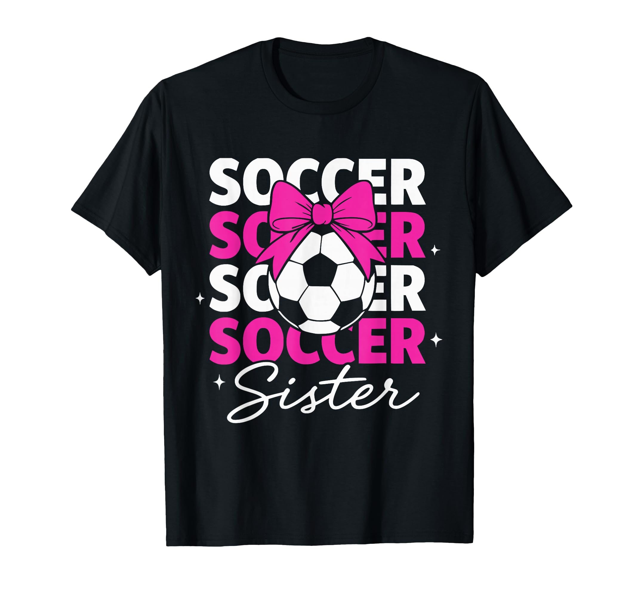 Soccer Coquette Bow Soccer Sister T-Shirt - Streetwear Style Men Women - T-Shirt, Sweatshirt, Hoodie