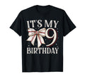 Its My Nine 9Th Birthday Baseball T-Shirt - Custom Art Print for Adults - T-Shirt, Sweatshirt, Hoodie