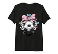 Football Mom Is Proud Supporter Tri T-Shirt - Unique Graphic for Adults - T-Shirt, Sweatshirt, Hoodie