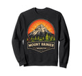 Mount Rainier National Park Washington Sweatshirt - Minimalist Print Unisex - T-Shirt, Sweatshirt, Hoodie
