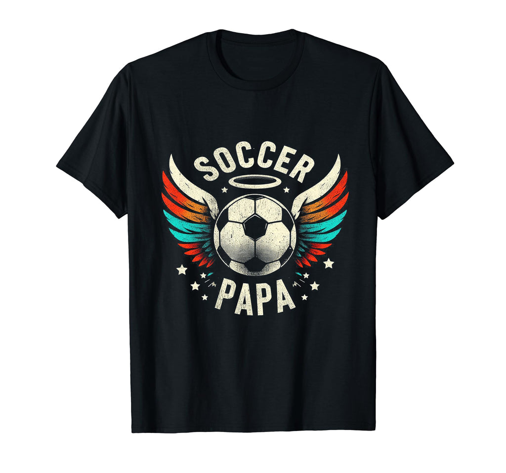 Soccer Papa Family Matching Dad Fathers T-Shirt - Unique Graphic Men Women - T-Shirt, Sweatshirt, Hoodie