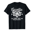 Hockey Goalie Dad Ice Hockey Keeper T-Shirt - Minimalist Print Men Women - T-Shirt, Sweatshirt, Hoodie
