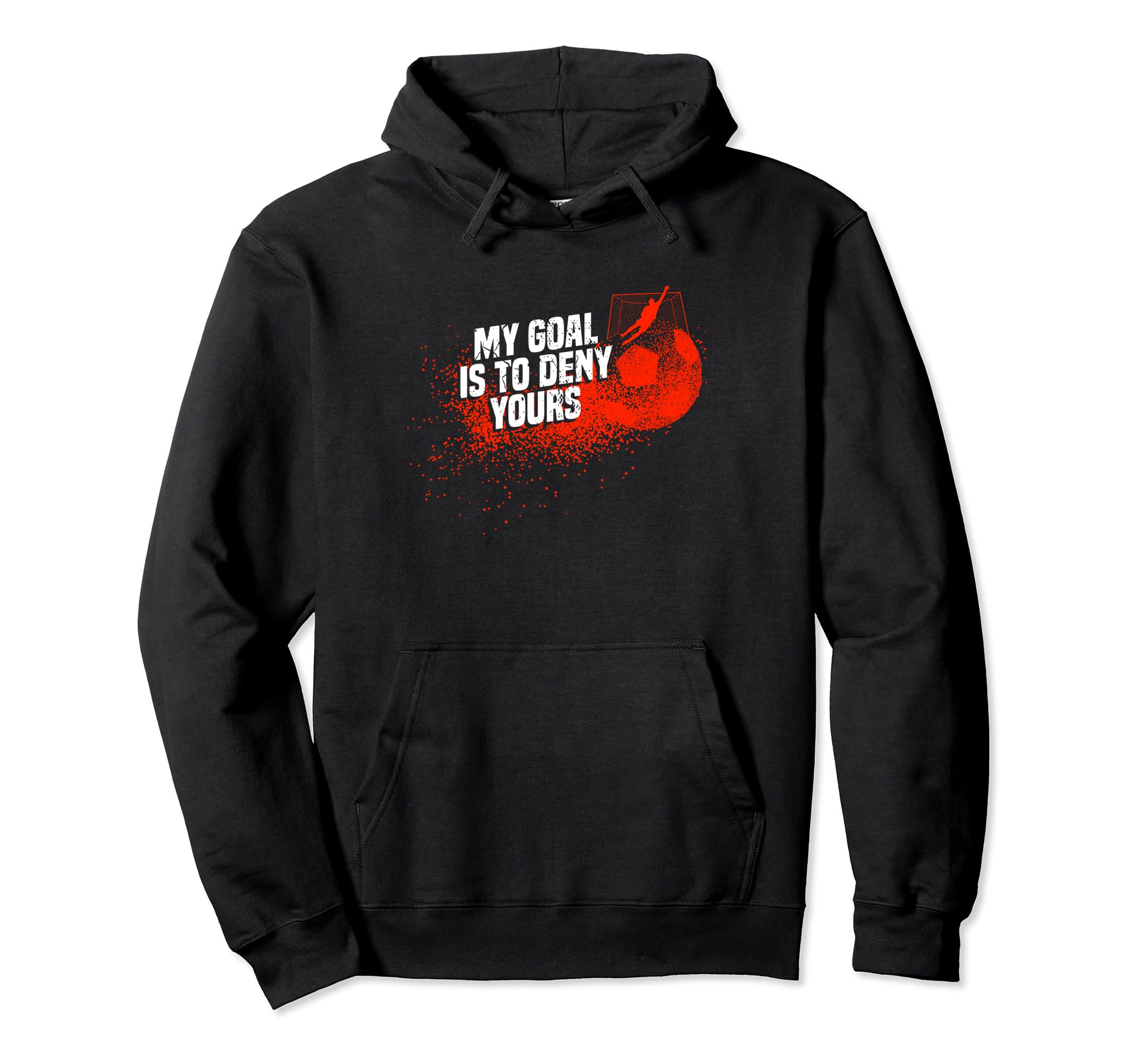Soccer Goalie Hoodie - Minimalist Print Men Women - T-Shirt, Sweatshirt, Hoodie