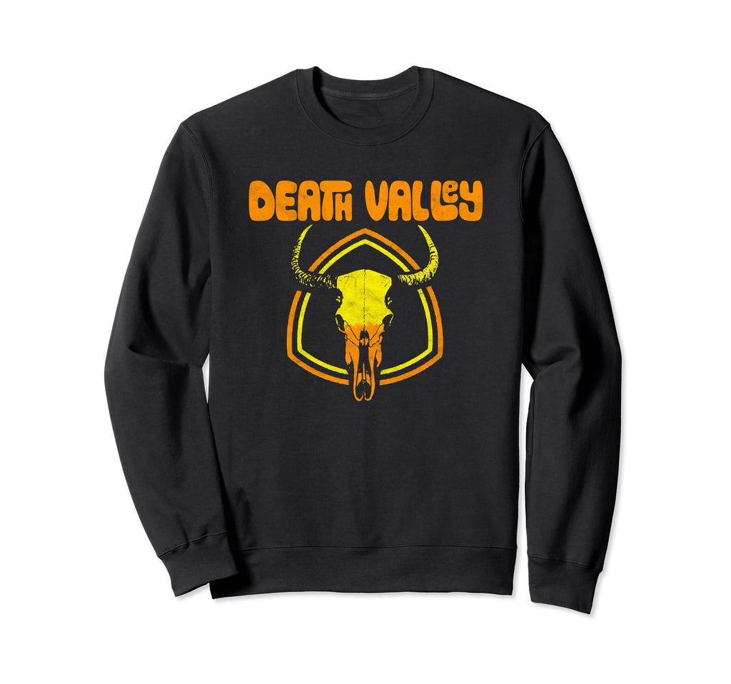 Death Valley National Park Cow Skull Sweatshirt - Novelty Apparel Men Women - T-Shirt, Sweatshirt, Hoodie