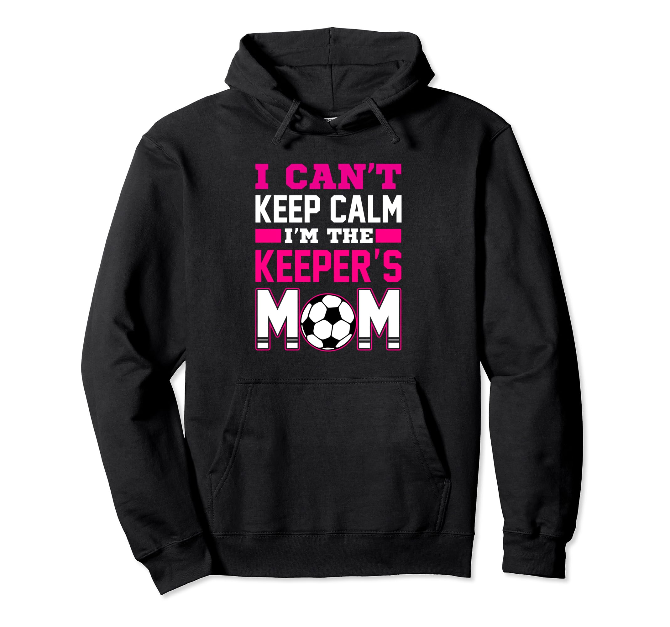 Keepers Mom Soccer Gift Hoodie - Minimalist Print Unisex - T-Shirt, Sweatshirt, Hoodie