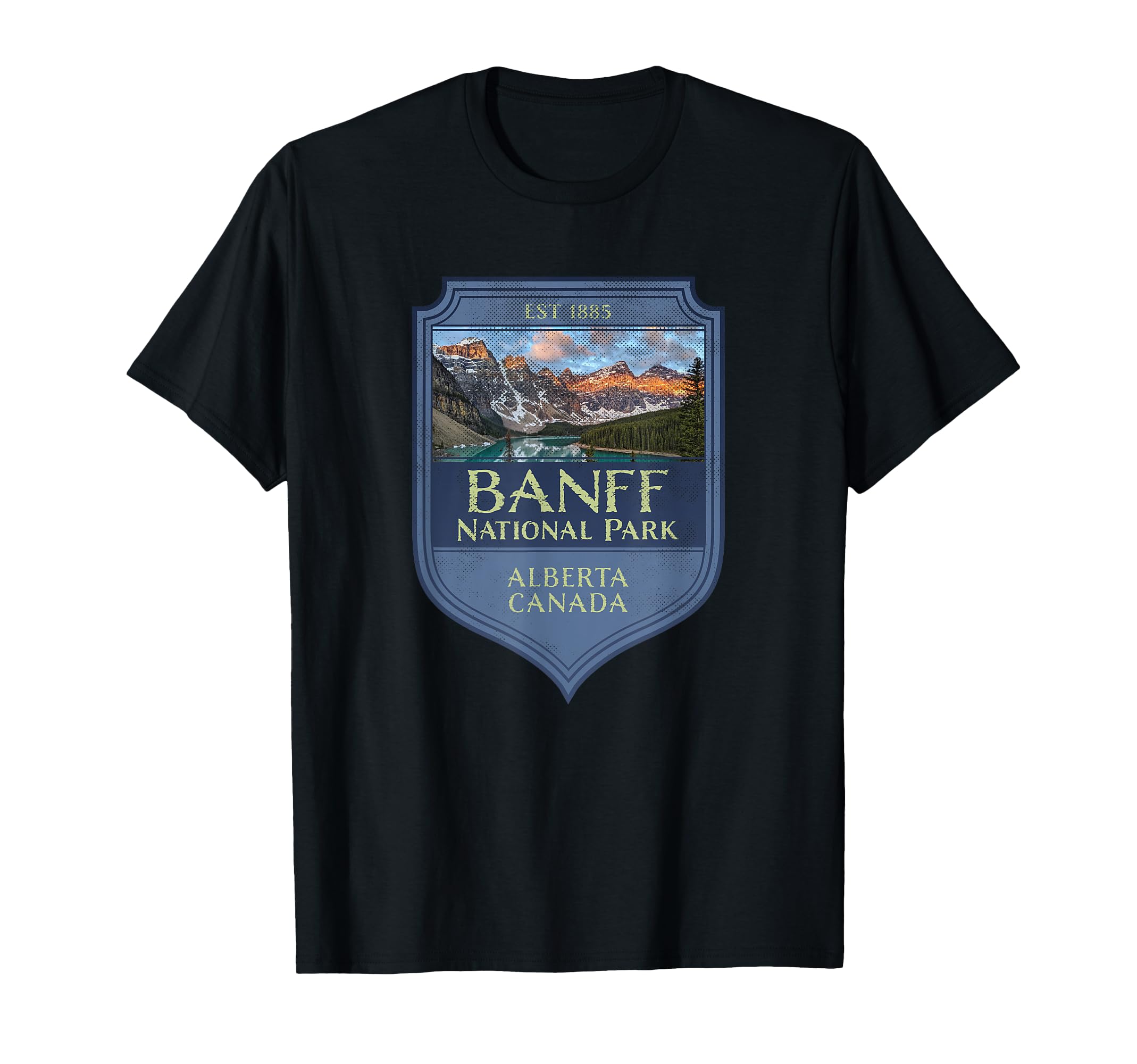 Banff National Park Picture Souvenir T-Shirt - Graphic Print for Adults - T-Shirt, Sweatshirt, Hoodie