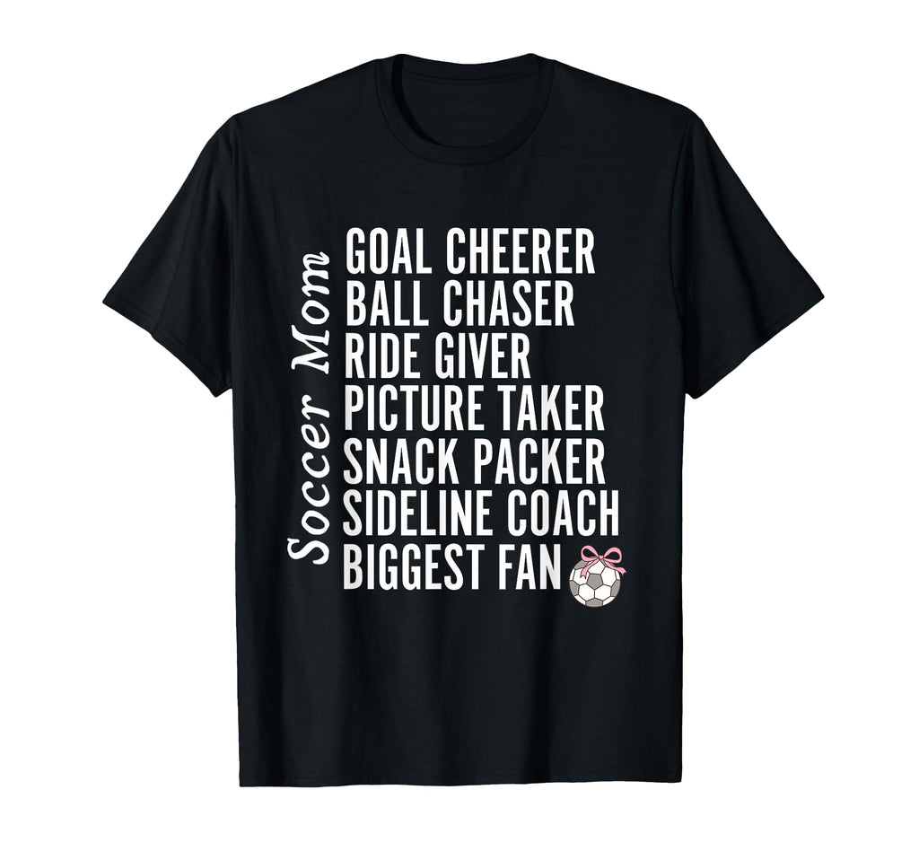 Soccer Mom Proud Support Sports Mom Great T-Shirt - Trendy Graphic Unisex - T-Shirt, Sweatshirt, Hoodie