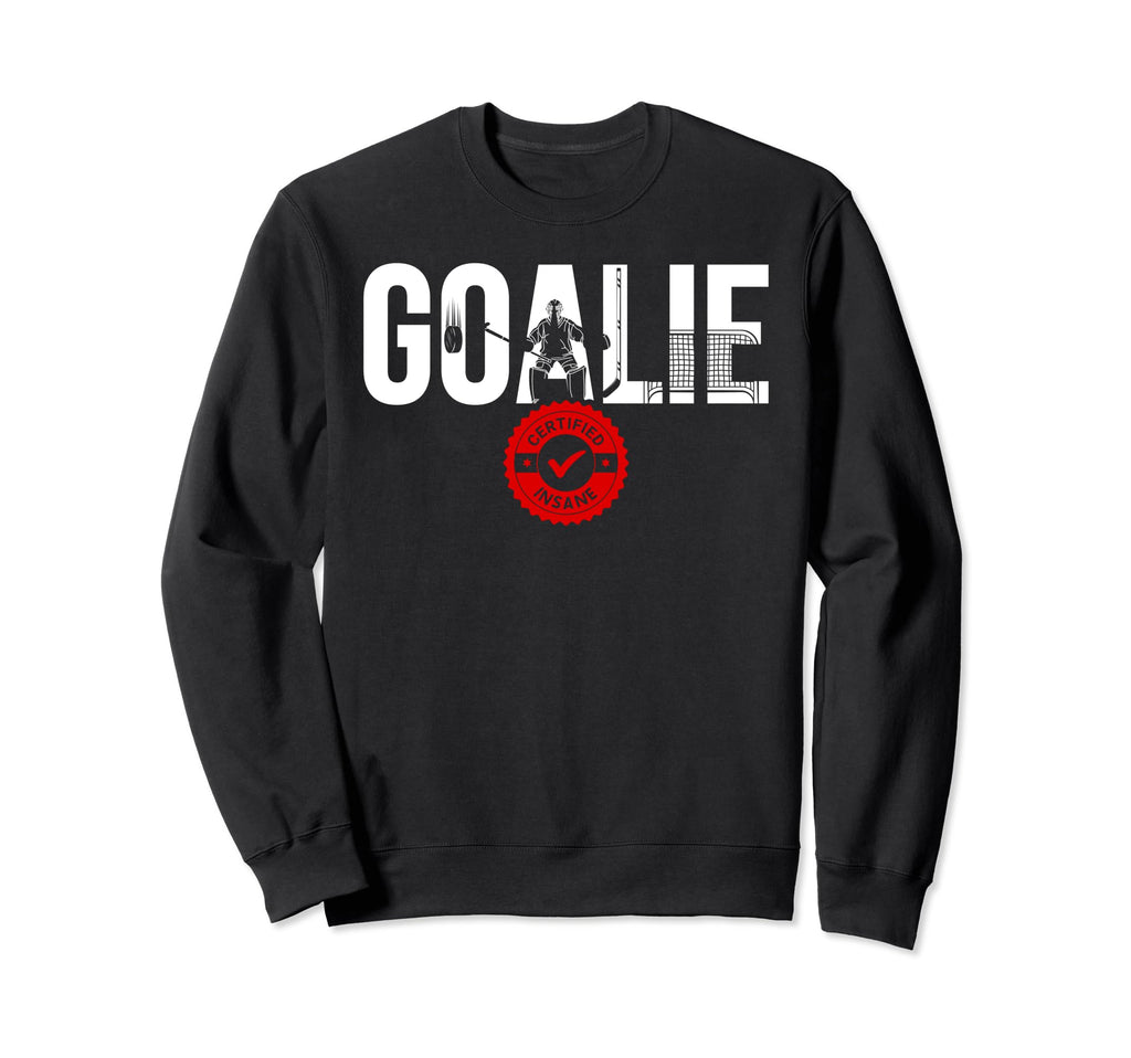 Ice Hockey Goalie Ice Hockey Sweatshirt - Graphic Print Men Women - T-Shirt, Sweatshirt, Hoodie