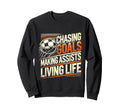 Soccer Goalie Art Gag Soccer Player Sweatshirt - Graphic Print for Adults - T-Shirt, Sweatshirt, Hoodie