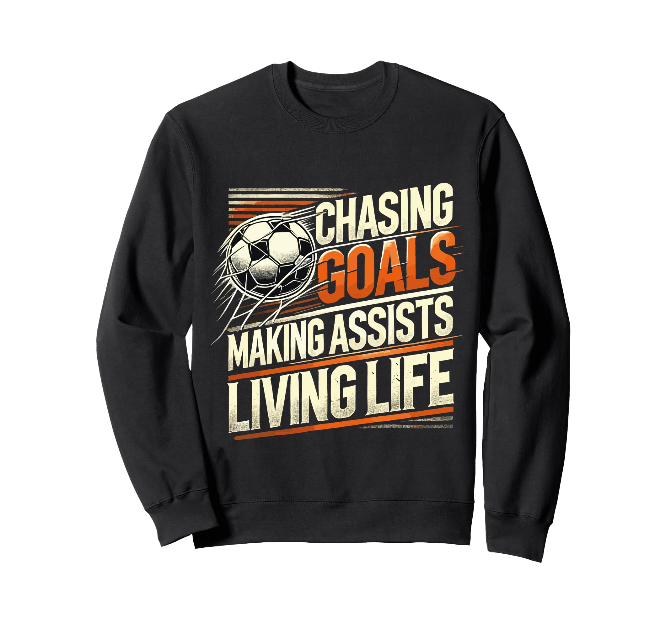 Soccer Goalie Art Gag Soccer Sweatshirt - Casual Everyday Wear for Adults - T-Shirt, Sweatshirt, Hoodie