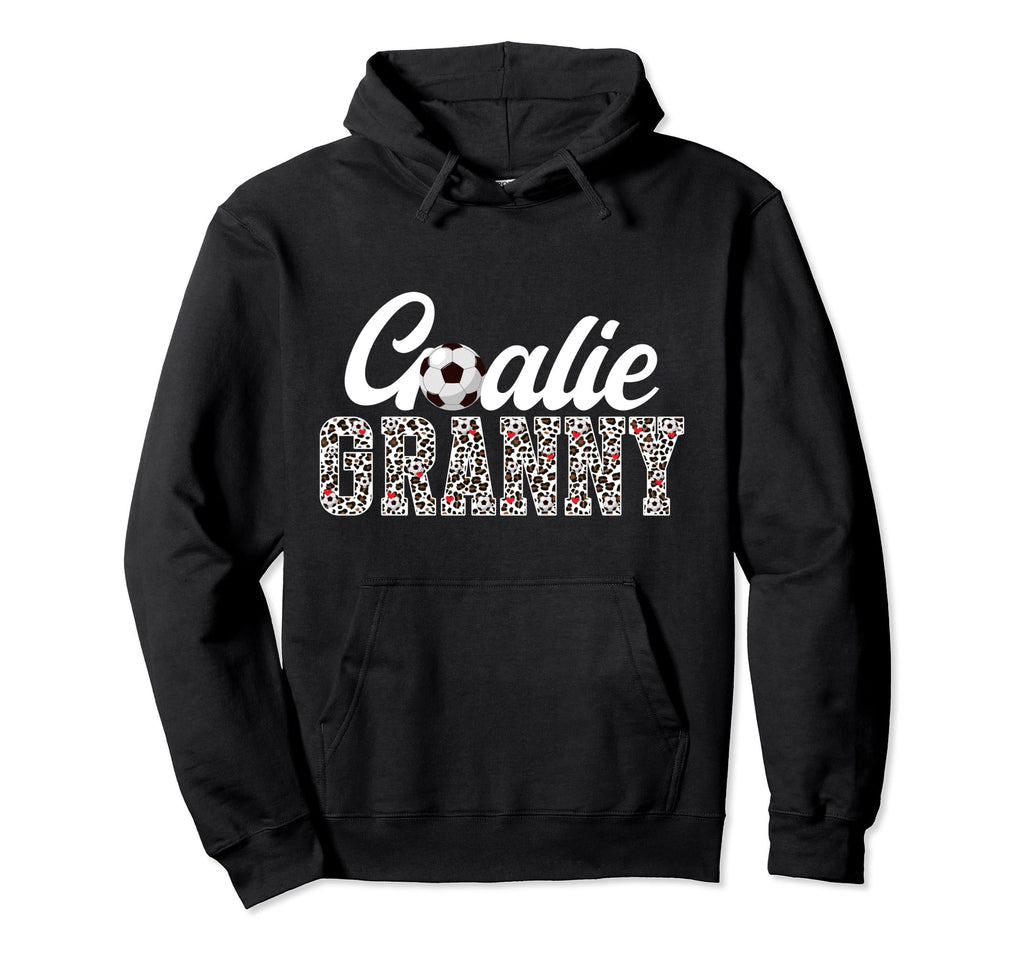 Soccer Goalie Granny Leopard Soccer Hoodie - Custom Art Print Men Women - T-Shirt, Sweatshirt, Hoodie