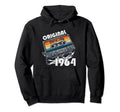 60Th Birthday May 1964 Cassette Gifts Hoodie - Trendy Graphic for Adults - T-Shirt, Sweatshirt, Hoodie