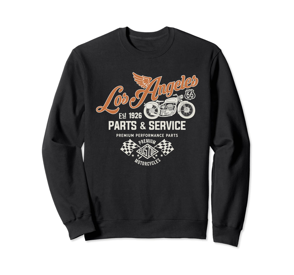 Route 66 Los Angeles Parts Service Sweatshirt - Novelty Apparel Unisex - T-Shirt, Sweatshirt, Hoodie