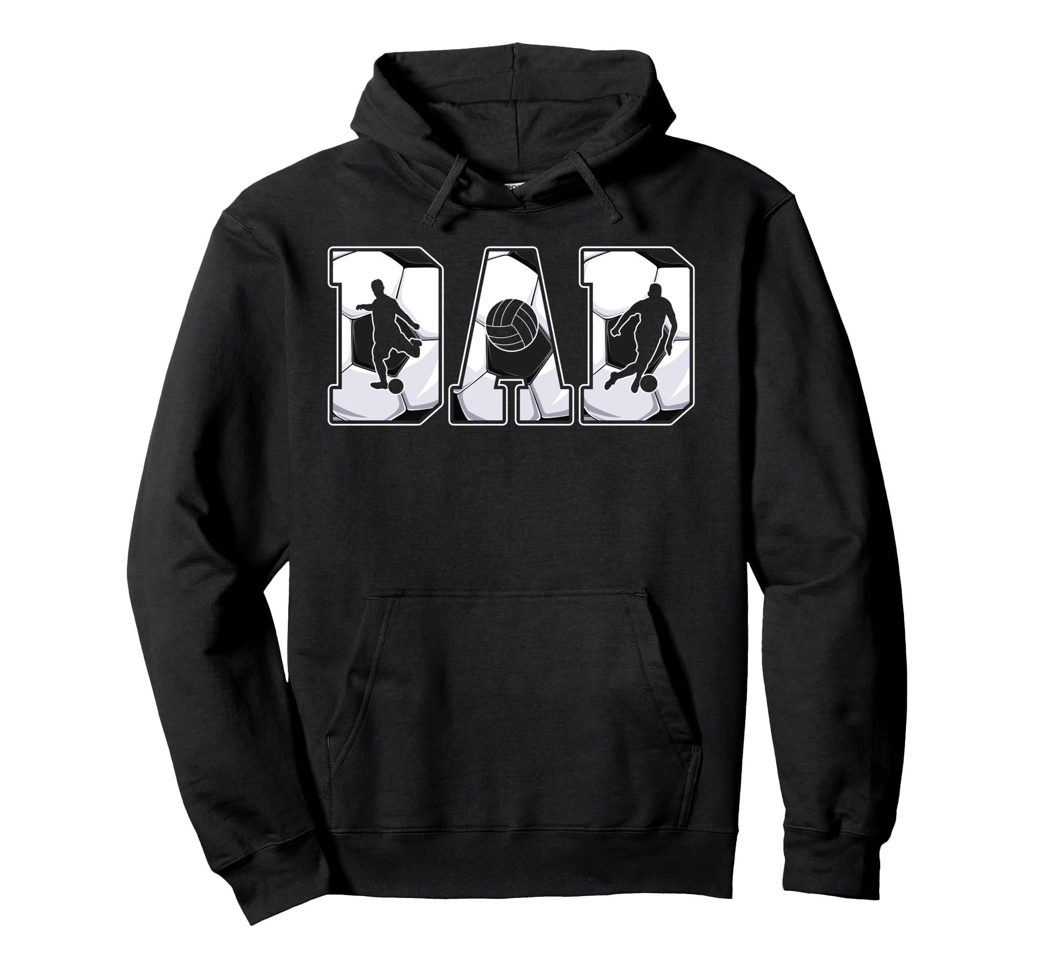 Soccer Dad Daddy Father Happy Fathers Day Hoodie - Graphic Print Men Women - T-Shirt, Sweatshirt, Hoodie
