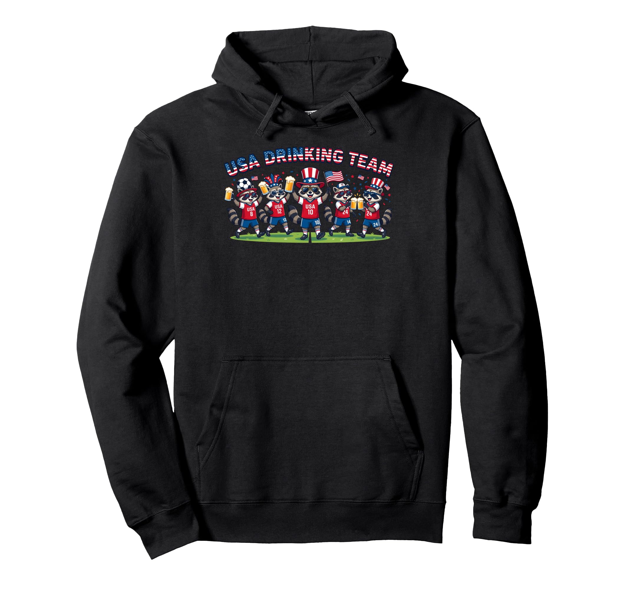 Usa Raccoon Soccer Tournament 2016 Hoodie - Unique Graphic Men Women - T-Shirt, Sweatshirt, Hoodie