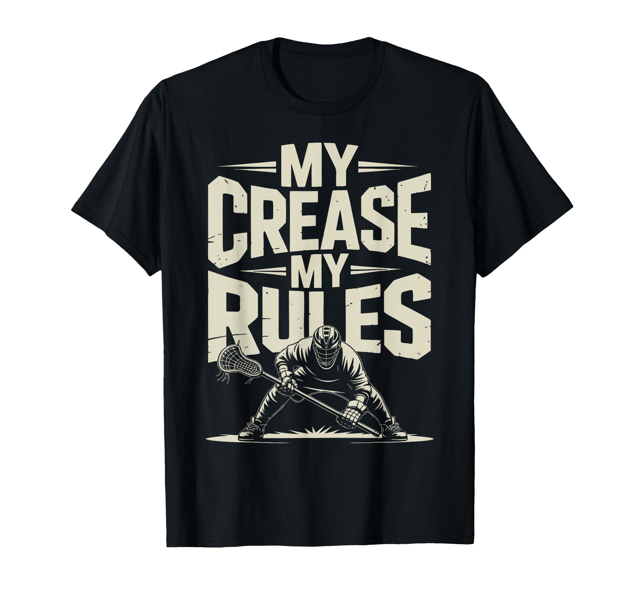 Lacrosse Goalie Lax Goalkeeper T-Shirt - Trendy Graphic for Adults - T-Shirt, Sweatshirt, Hoodie