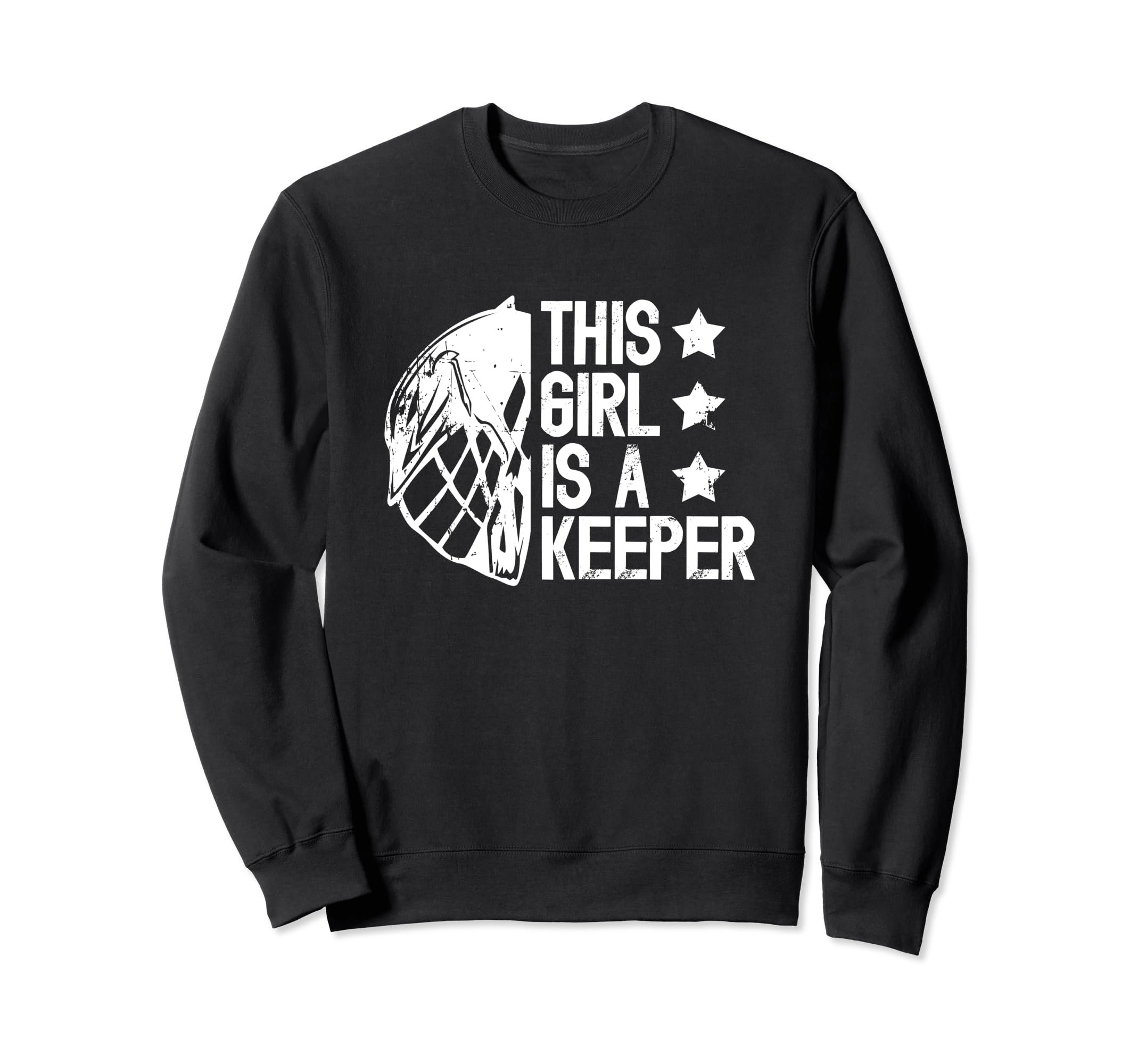 This Is Lacrosse Keeper Female Sweatshirt - Aesthetic Graphic for Adults - T-Shirt, Sweatshirt, Hoodie