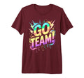 Go Team Sports Tournament Game Day T-Shirt - Aesthetic Graphic Men Women - T-Shirt, Sweatshirt, Hoodie