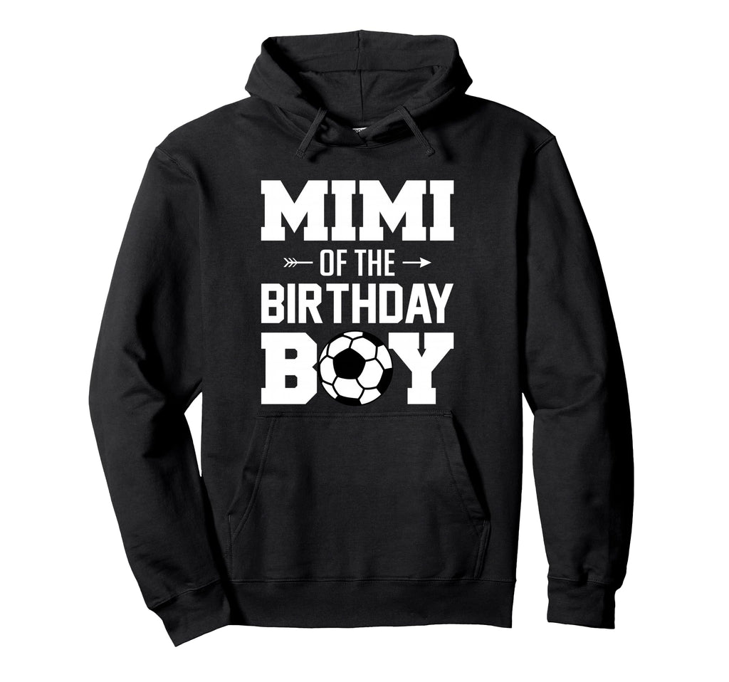 Mimi Birthday Funny Soccer Family Hoodie - Minimalist Print for Adults - T-Shirt, Sweatshirt, Hoodie