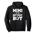 Mimi Birthday Funny Soccer Family Hoodie - Minimalist Print for Adults - T-Shirt, Sweatshirt, Hoodie