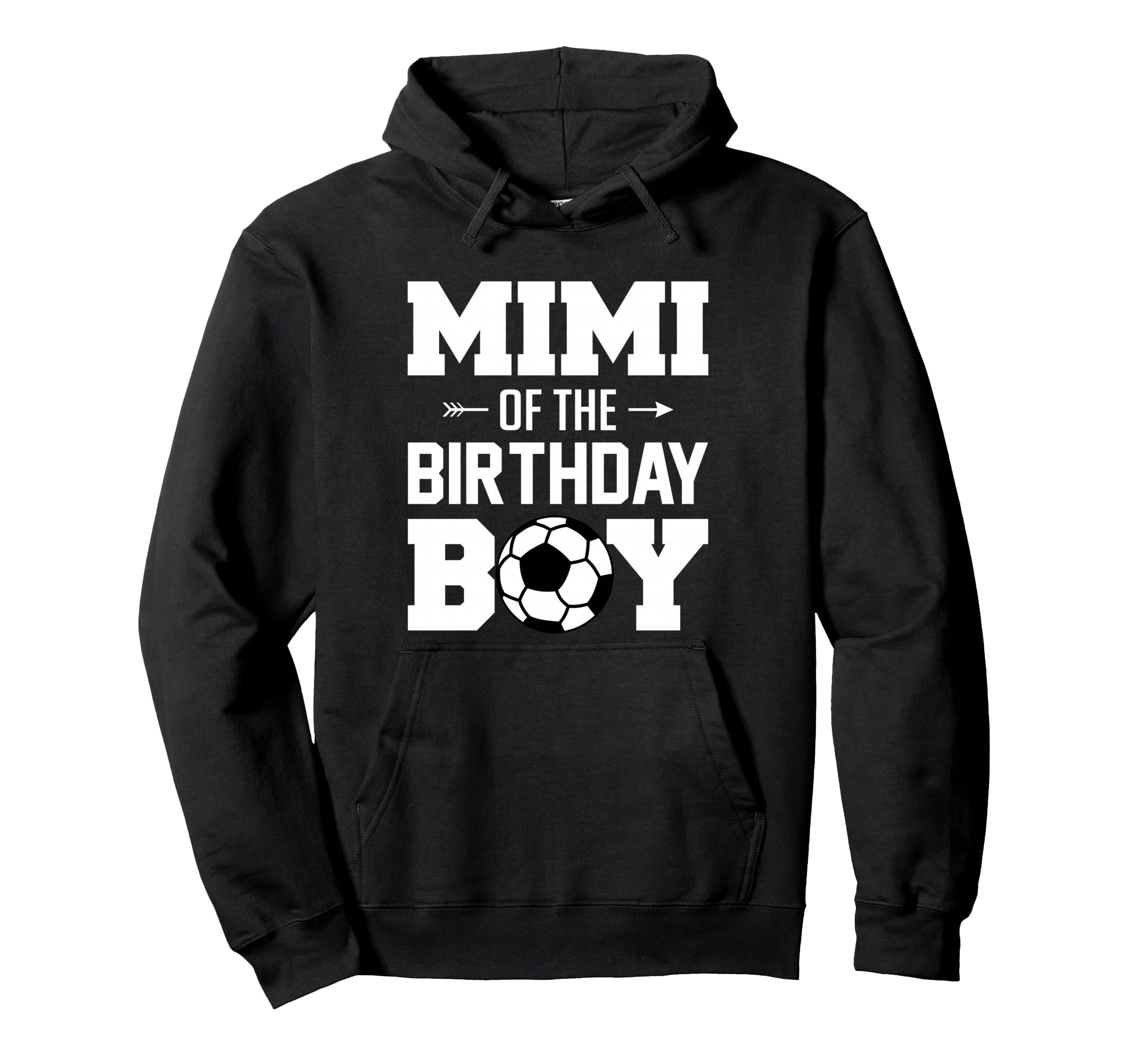 Mimi Birthday Funny Soccer Family Hoodie - Minimalist Print for Adults - T-Shirt, Sweatshirt, Hoodie