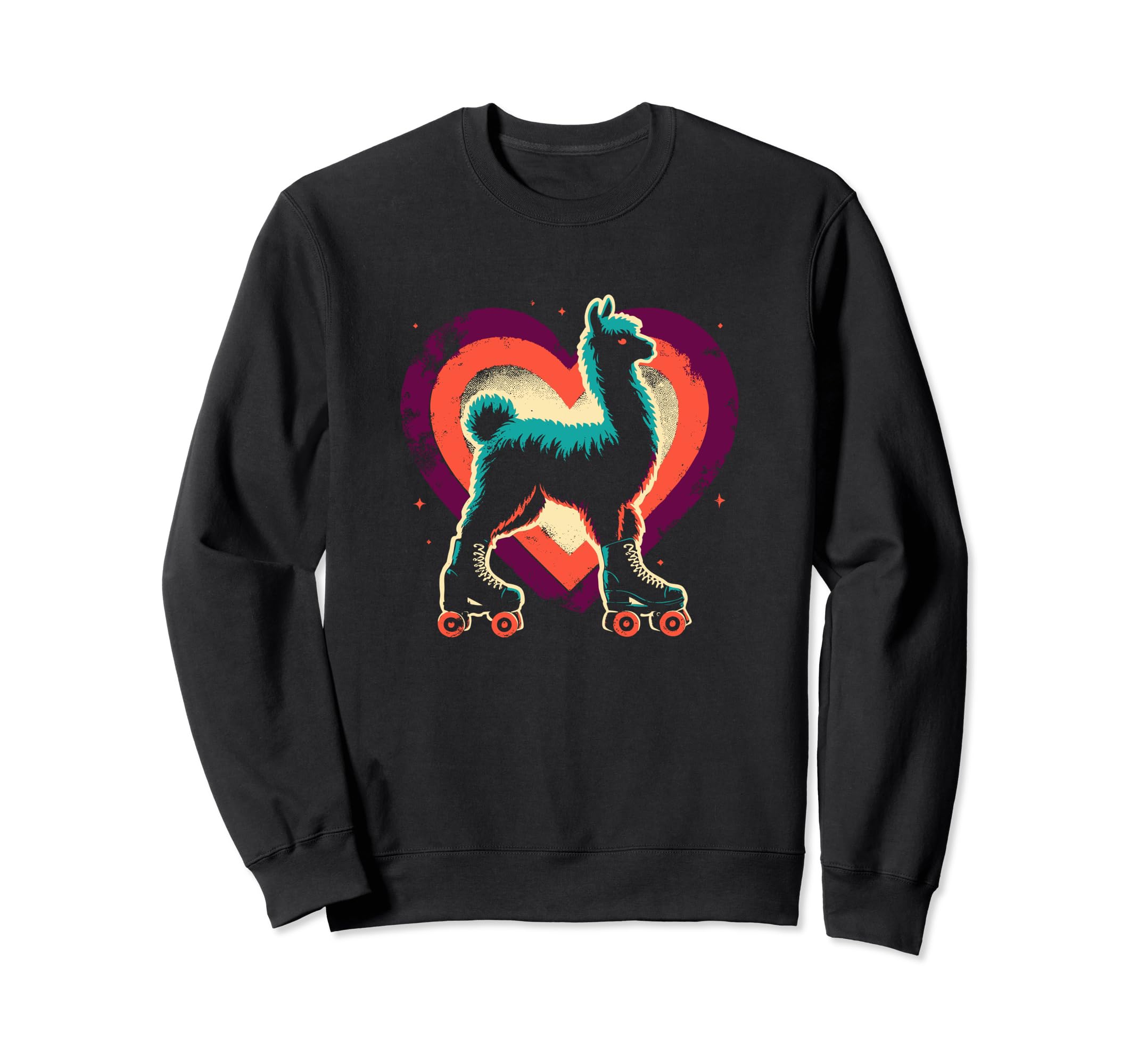 Alpaca Roller Skates Funny Sweatshirt - Fun Novelty Design Men Women - T-Shirt, Sweatshirt, Hoodie