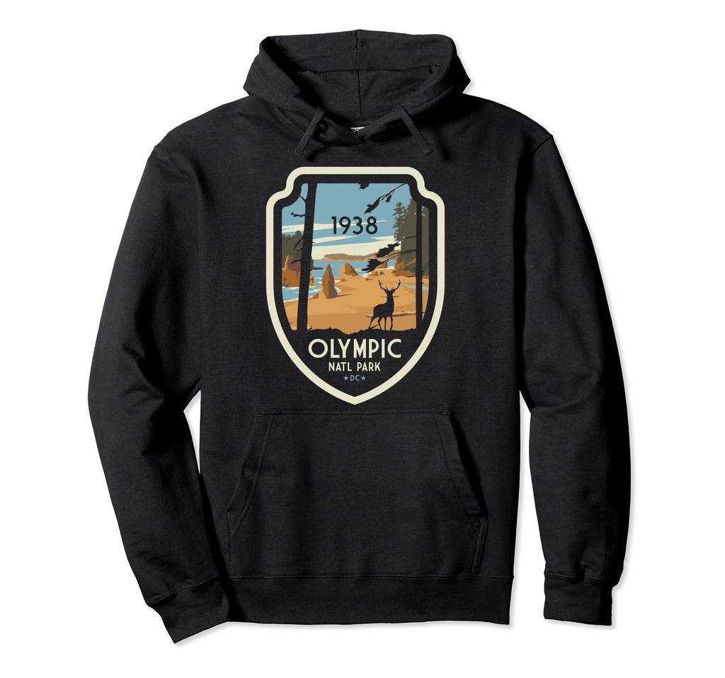 Washington Olympic National Park Gift Hoodie - Minimalist Print Men Women - T-Shirt, Sweatshirt, Hoodie