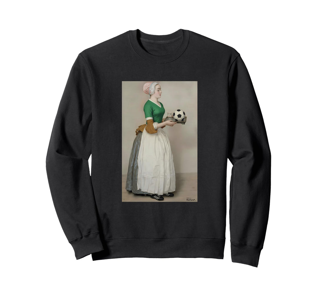 Serving Football Green Soccer Outfit Sweatshirt - Minimalist Print Unisex - T-Shirt, Sweatshirt, Hoodie