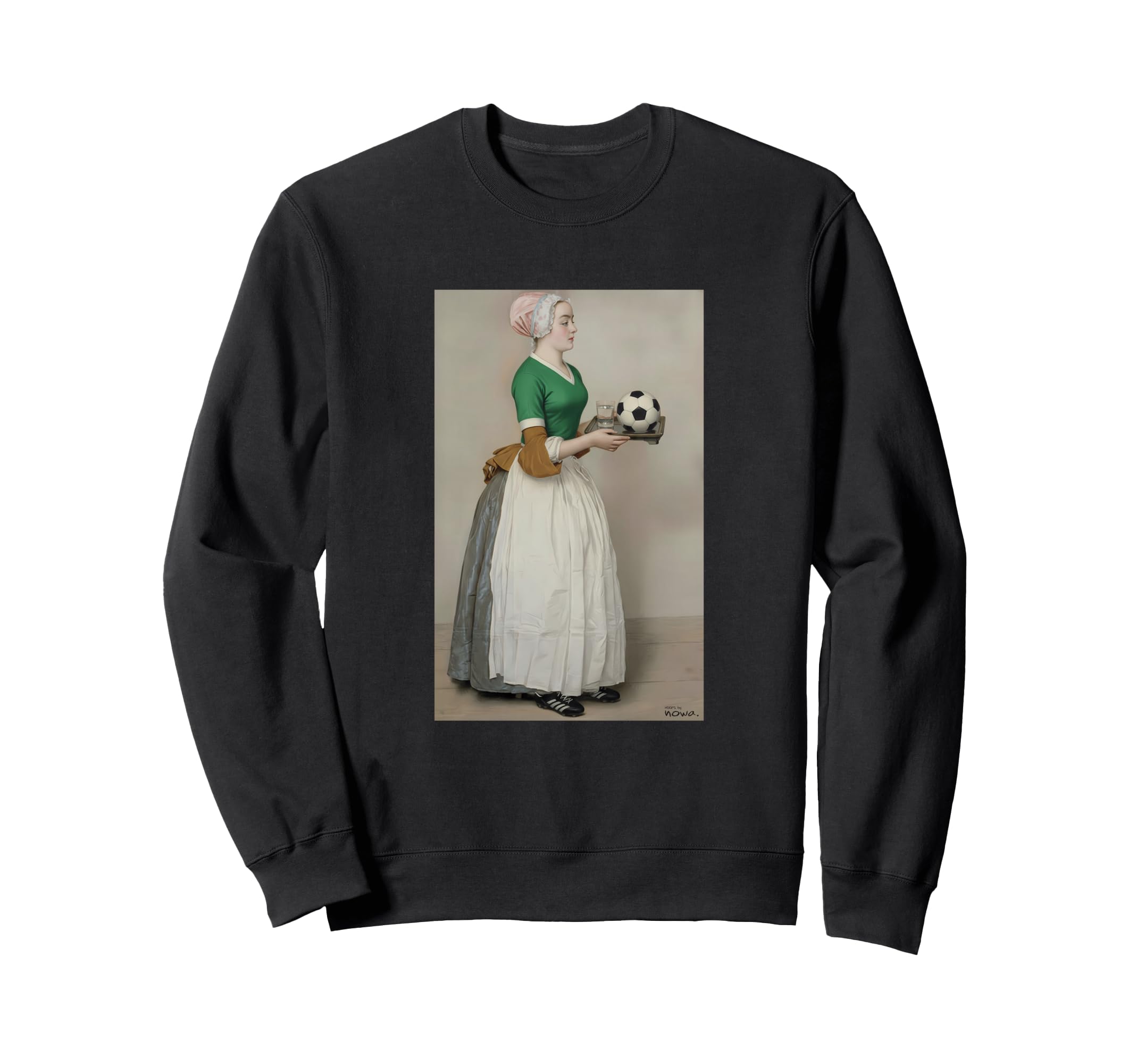 Serving Football Green Soccer Outfit Sweatshirt - Minimalist Print Unisex - T-Shirt, Sweatshirt, Hoodie