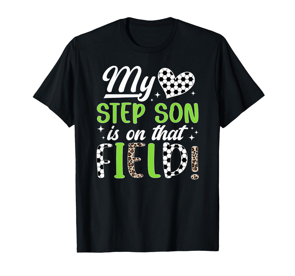 Proud Soccer Step Mom Soccer Player T-Shirt - Unique Graphic Unisex - T-Shirt, Sweatshirt, Hoodie
