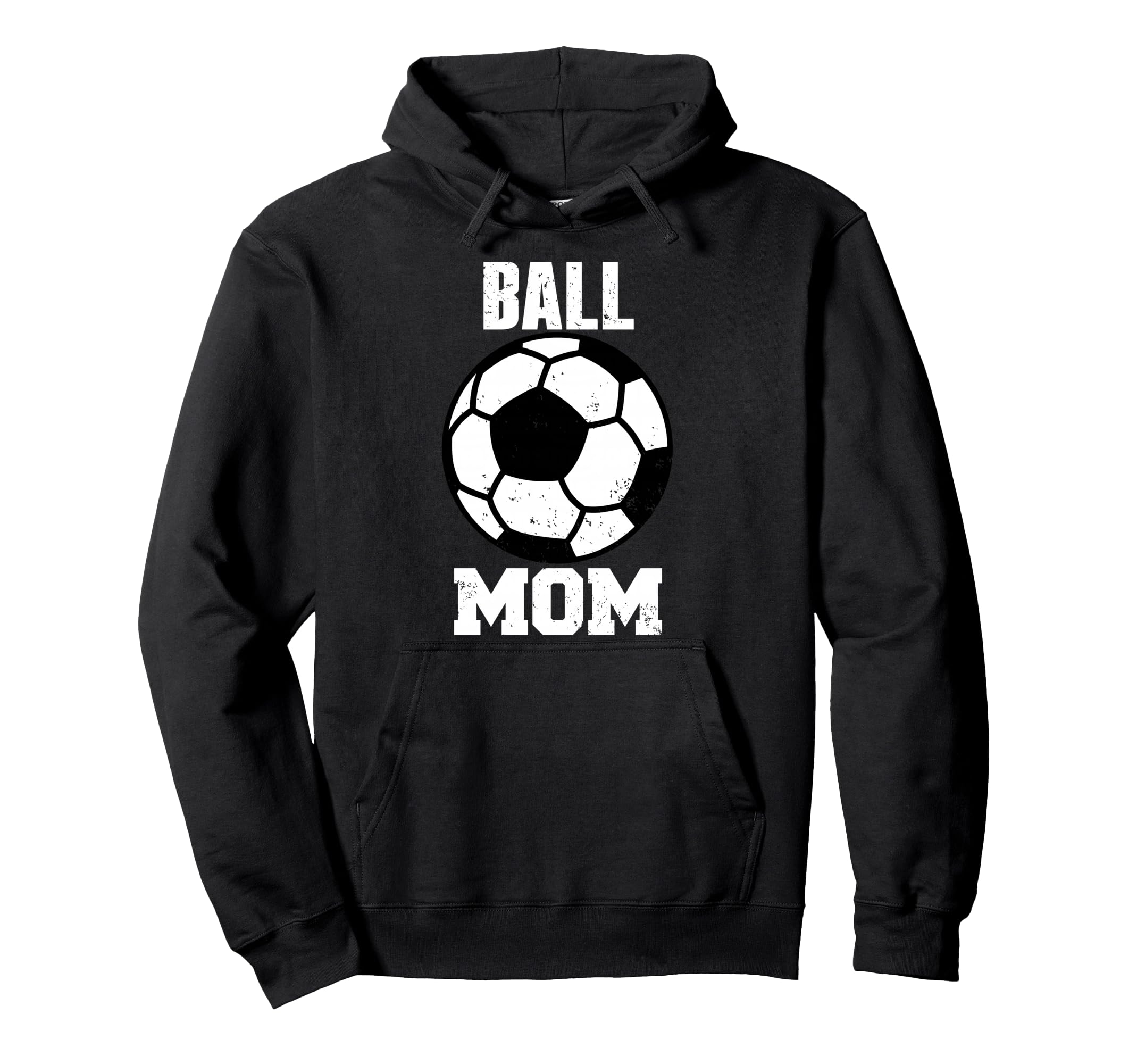 Ball Mom Funny Soccer Mom Gameday Hoodie - Unique Graphic Unisex - T-Shirt, Sweatshirt, Hoodie