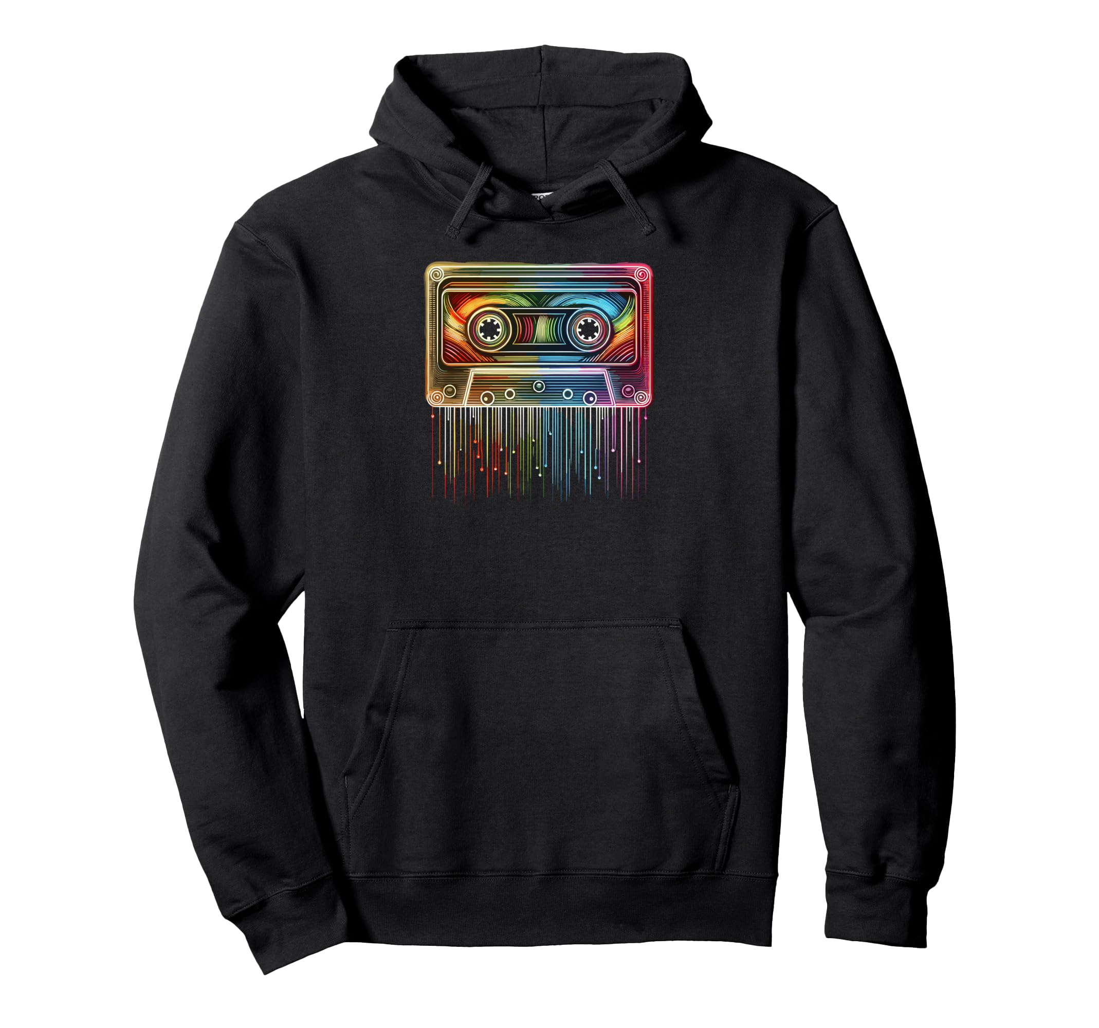 Cassette Player Music Tape Recorder Hoodie - Aesthetic Graphic Unisex - T-Shirt, Sweatshirt, Hoodie