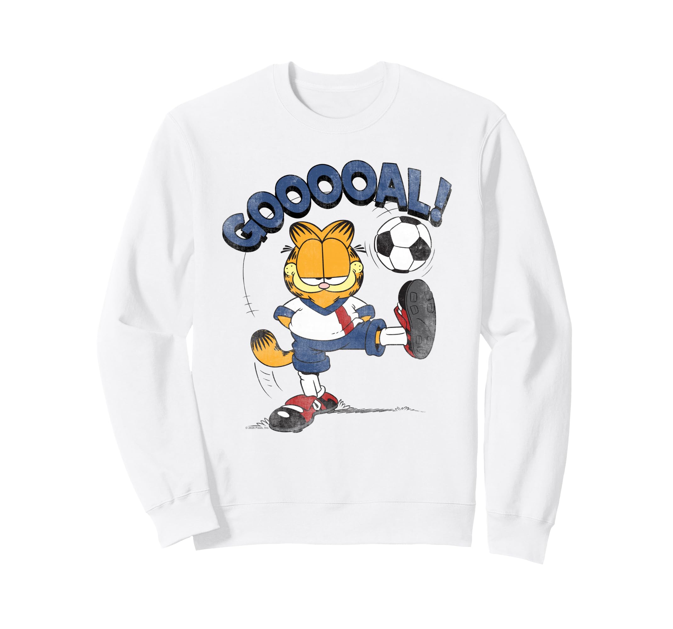 Garfield Soccer Goal Sweatshirt - Custom Art Print Unisex - T-Shirt, Sweatshirt, Hoodie