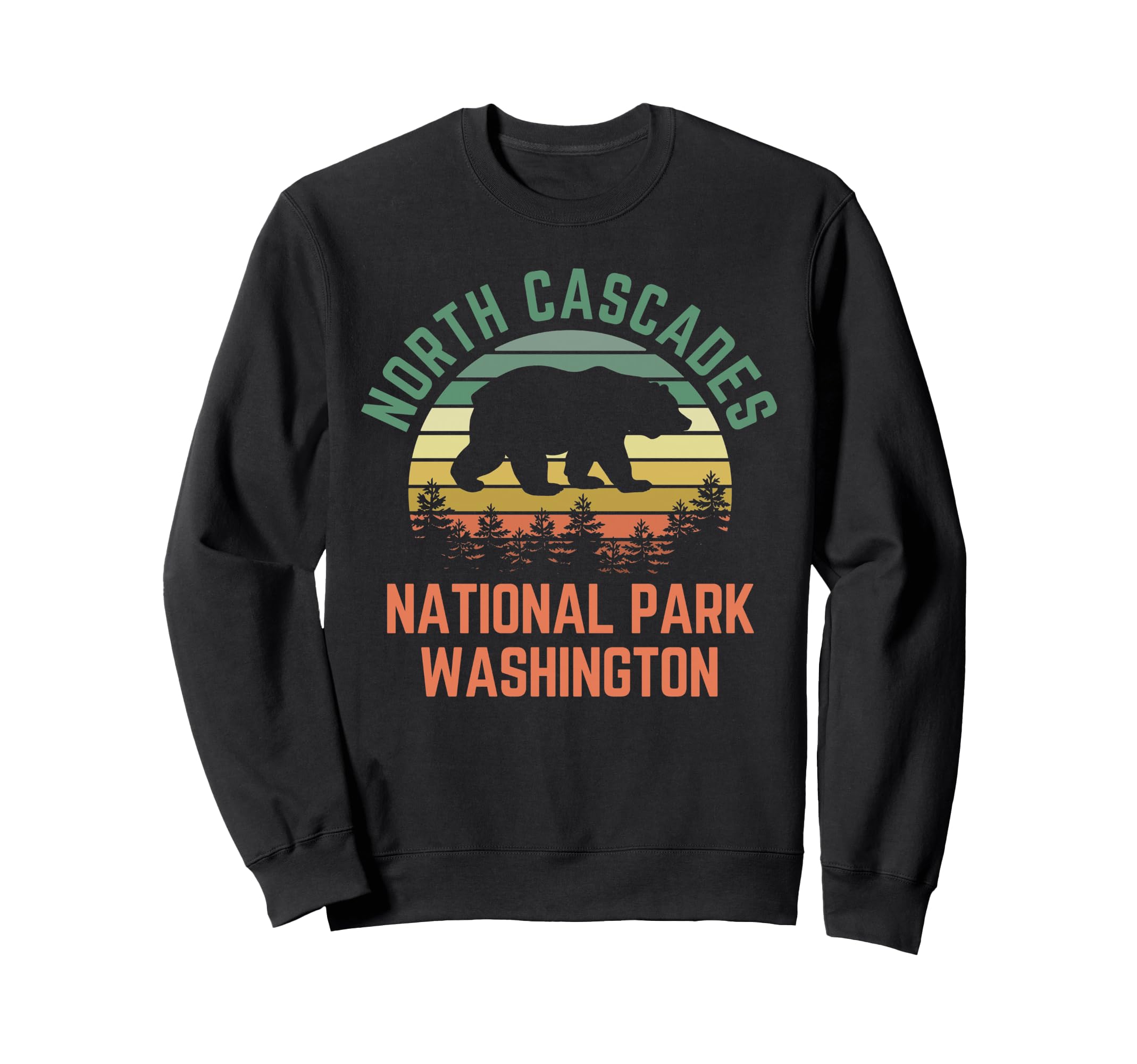 North Cascades National Park Sweatshirt - Graphic Print for Adults - T-Shirt, Sweatshirt, Hoodie