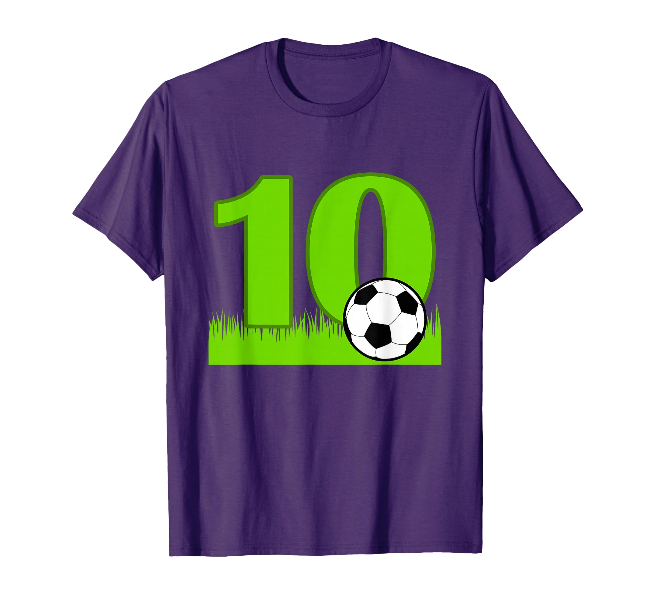10Th Birthday Soccer 10 Years Old T-Shirt - Graphic Print Men Women - T-Shirt, Sweatshirt, Hoodie