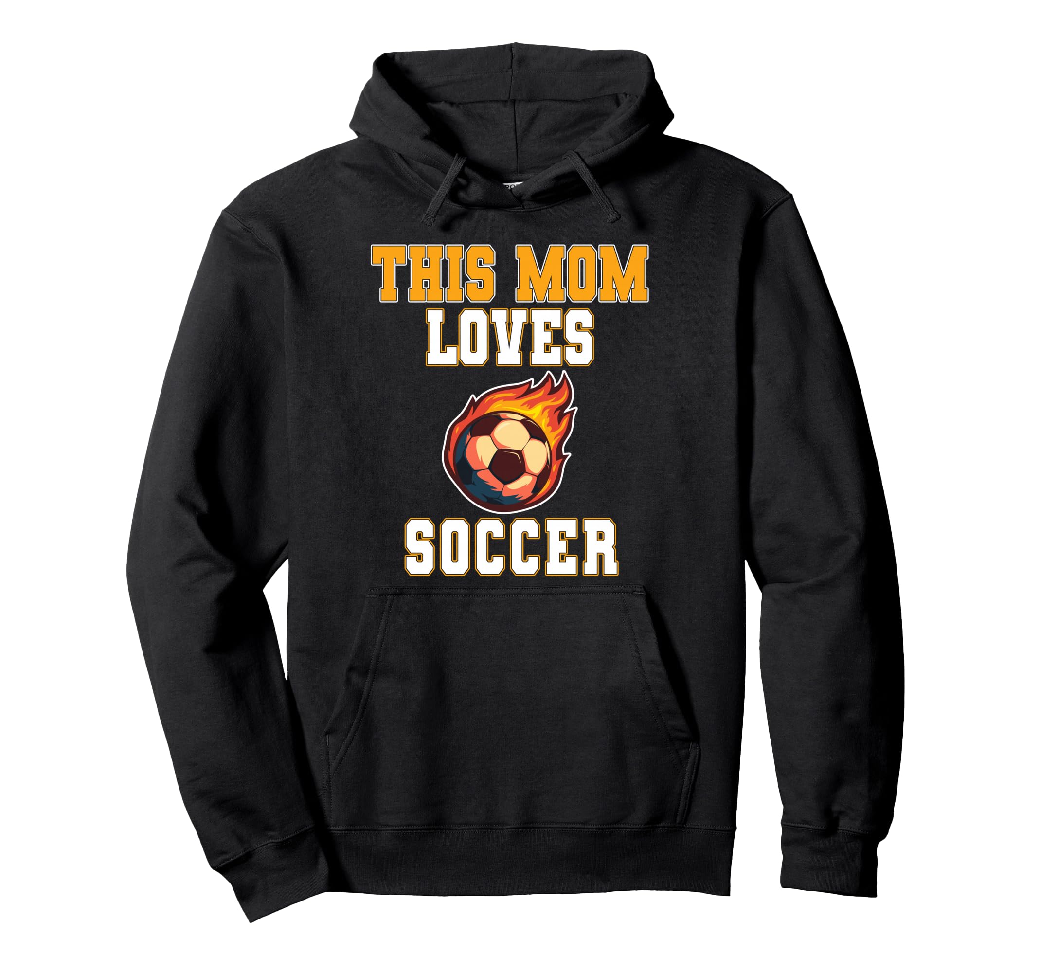 This Mom Loves Soccer Game Day Sports Hoodie - Minimalist Print for Adults - T-Shirt, Sweatshirt, Hoodie