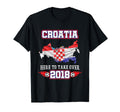 Croatia 2018 Soccer Croatian Flag Fan T-Shirt - Graphic Print for Adults - T-Shirt, Sweatshirt, Hoodie
