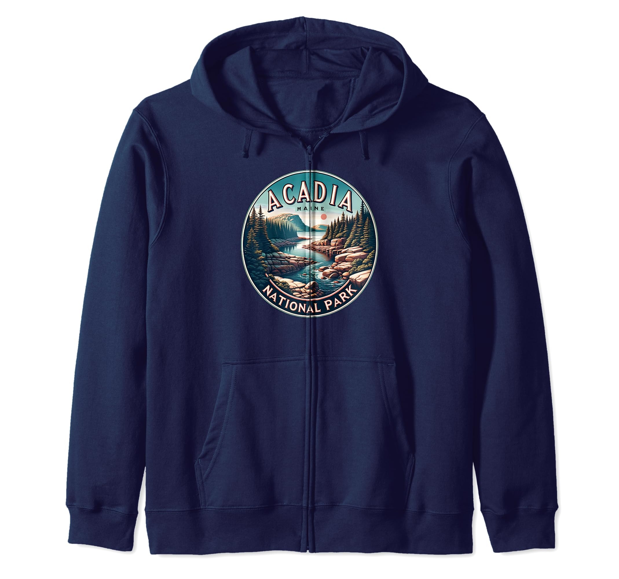 Acadia National Park Maine Usa Sweatshirt - Custom Art Print for Adults - T-Shirt, Sweatshirt, Hoodie