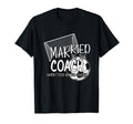 Married To Soccer Coach Wife T-Shirt - Casual Everyday Wear for Adults - T-Shirt, Sweatshirt, Hoodie