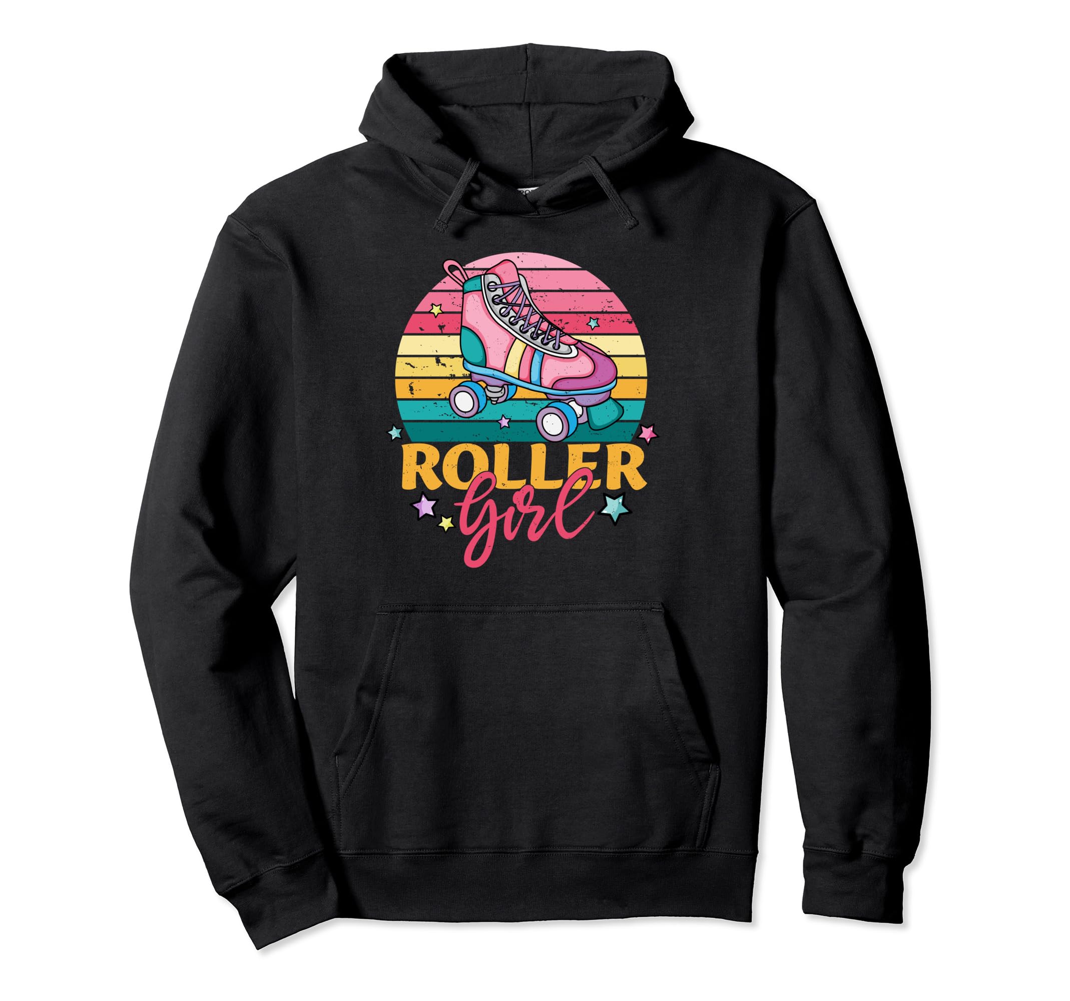 Rollerskates Funny 80S Roller Disco Hoodie - Unique Graphic Men Women - T-Shirt, Sweatshirt, Hoodie